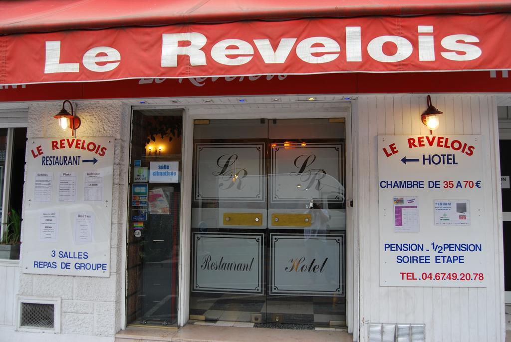 Le Revelois Restaurant Hotel Béziers Eksteriør billede